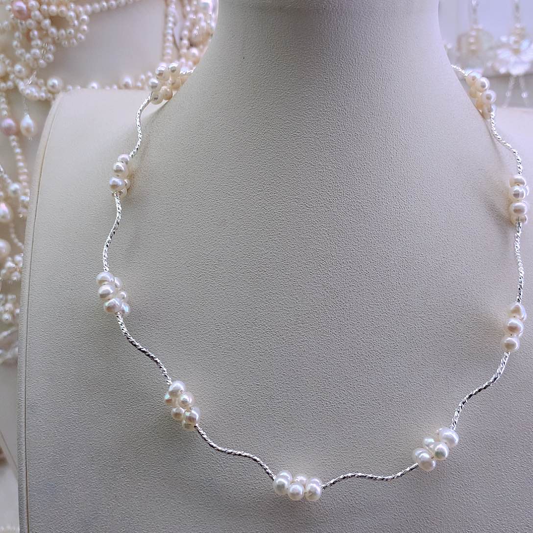 未镶嵌耳环淡水珍珠