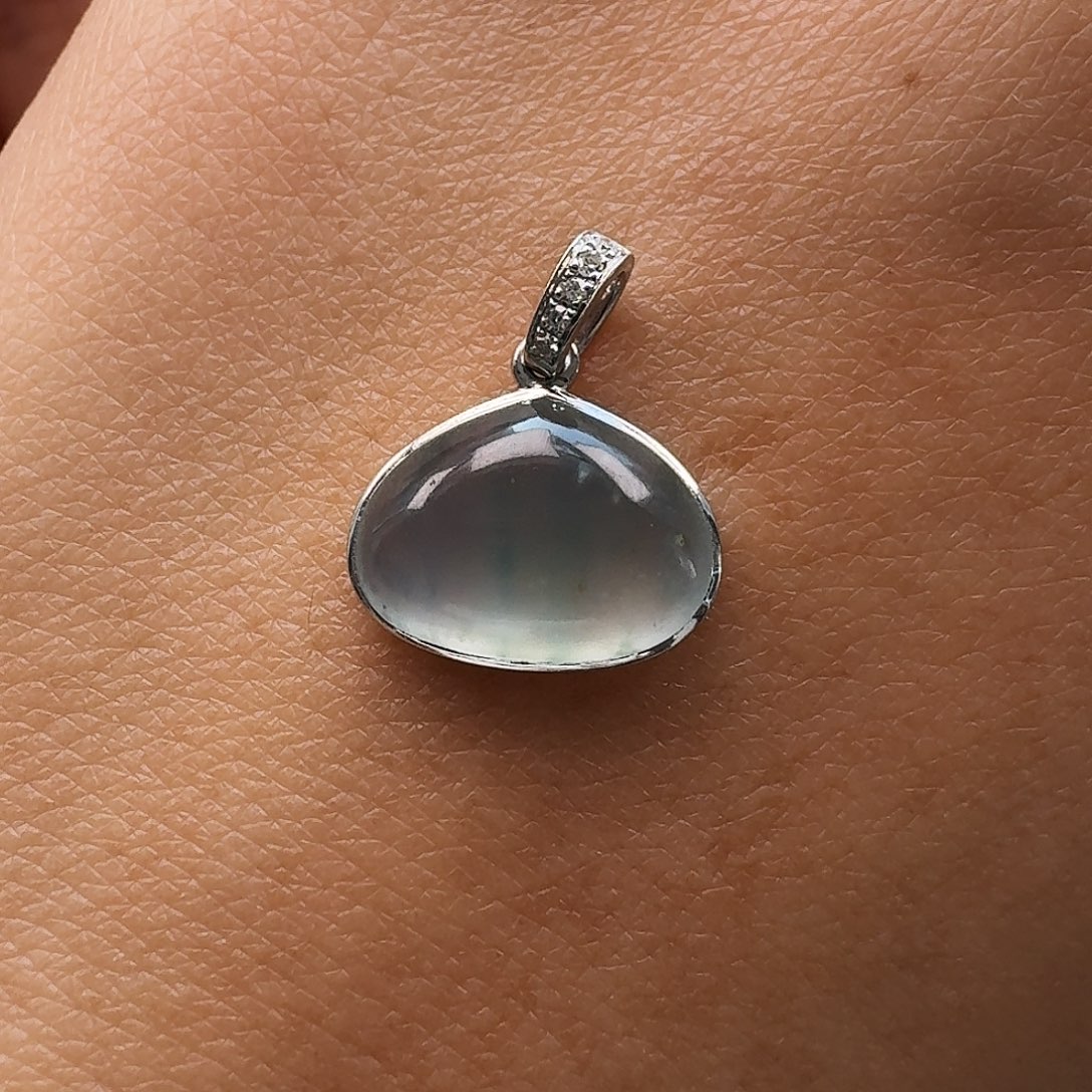 翡翠颈饰18K金镶嵌项链