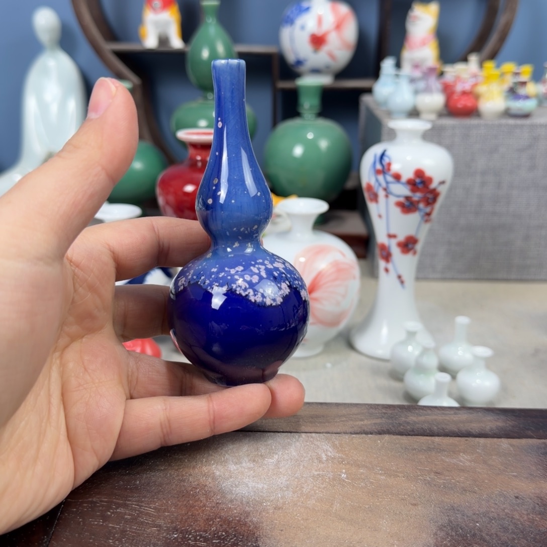 陶瓷手工小花器摆件