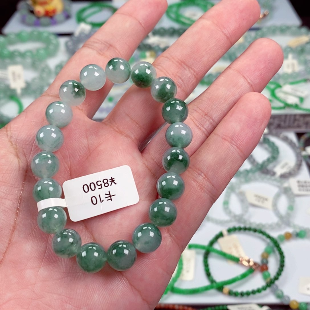 未镶嵌手链翡翠卡10