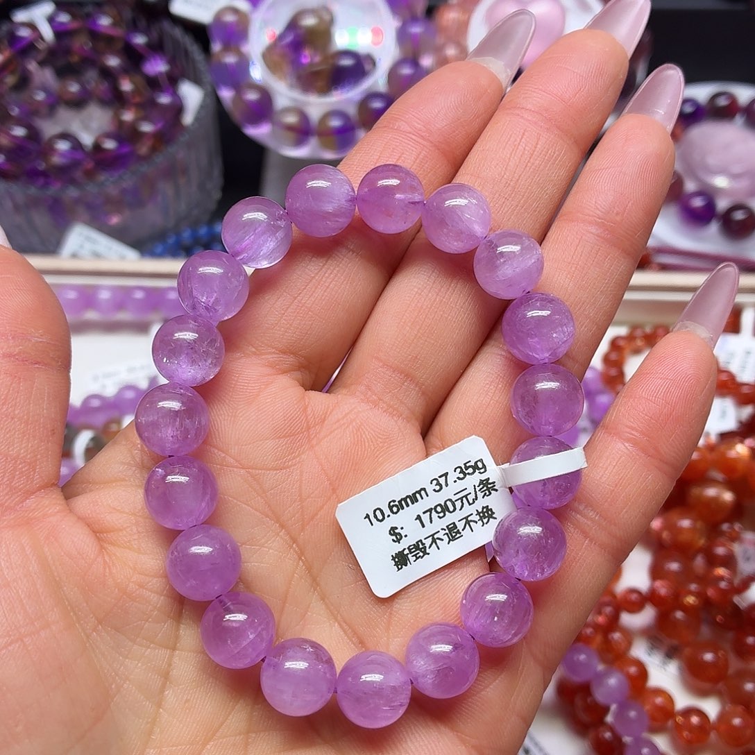 锂辉石手链未镶嵌天然