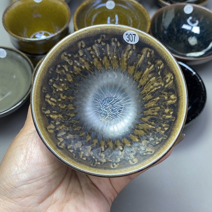 茶盏建窑建盏柴烧主人杯