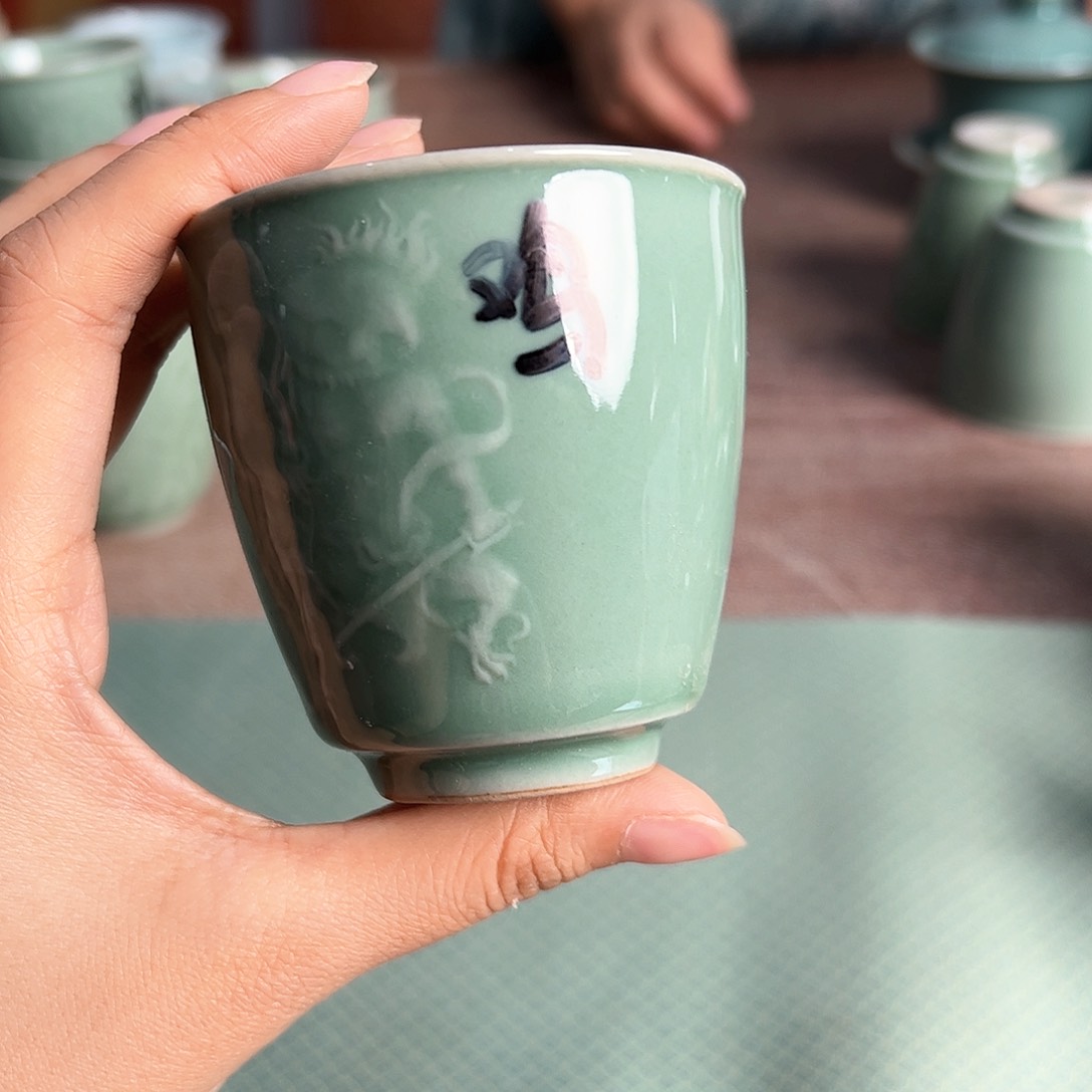 云间青瓷小米茶器龙泉
