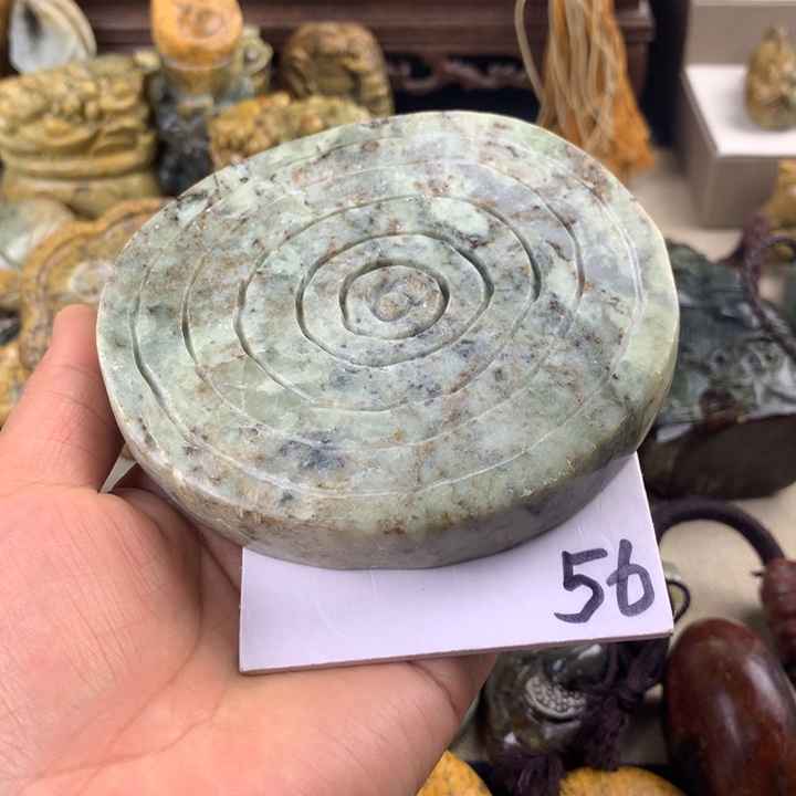 岫岩河磨玉（透闪石质玉）未镶嵌珠宝奇石用****3