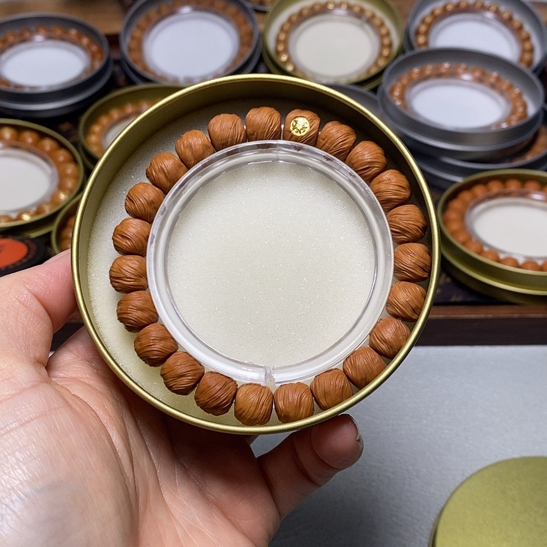 猴头核桃手串334号10-11左右18K手工鬼印全品