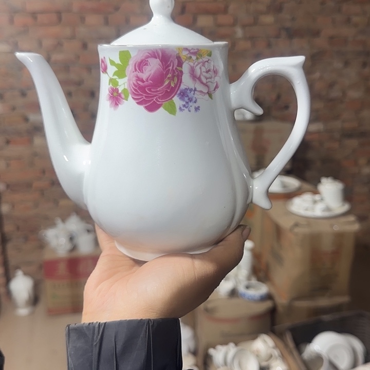 库存微瑕多空茶壶