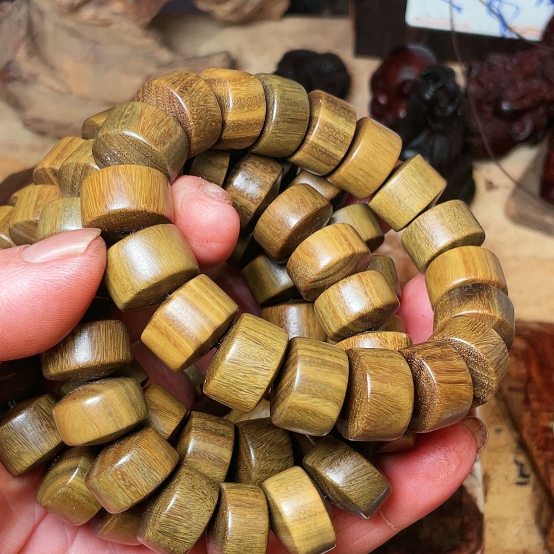 檀香紫檀（小叶紫檀）绿檀1.7算盘珠