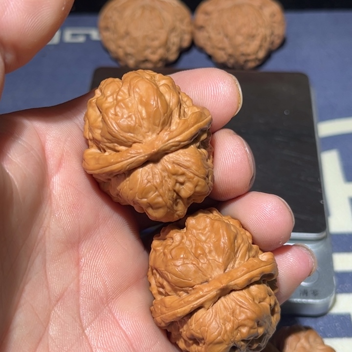 文玩核桃把件35手捻儿娃娃