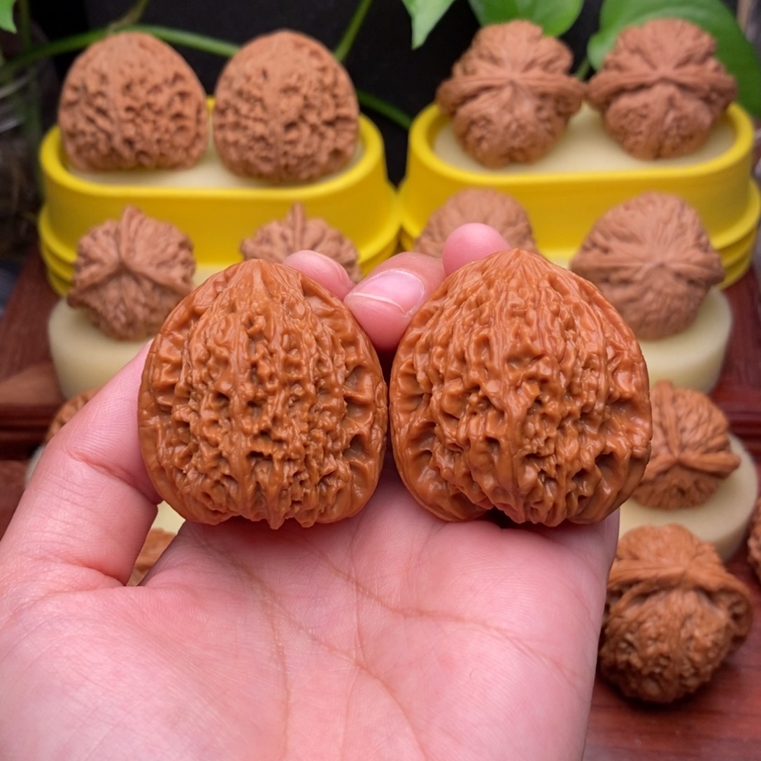 把件文玩核桃.*三39“红皮”涿鹿南疆石