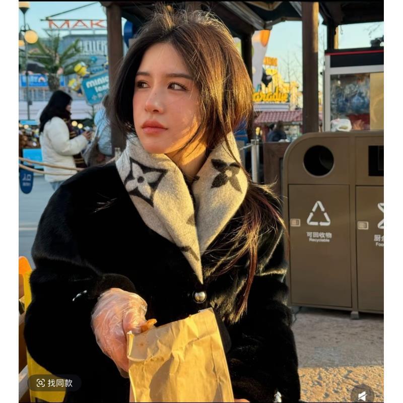 豪羊绒2025经典羊绒围巾冬季百搭时尚