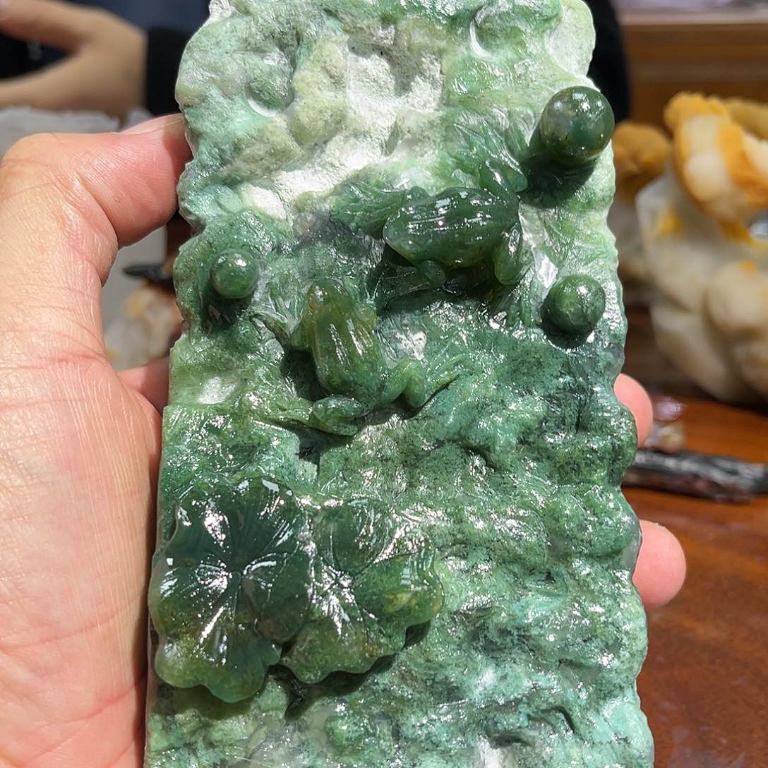 石英质玉摆件未镶嵌