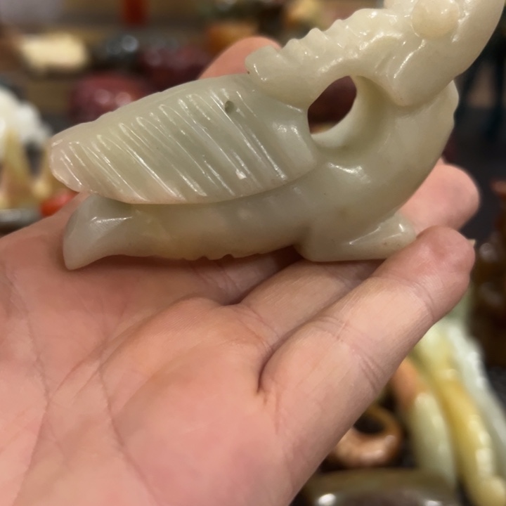 绿泥石云母质玉（岫岩玉）合金颈饰