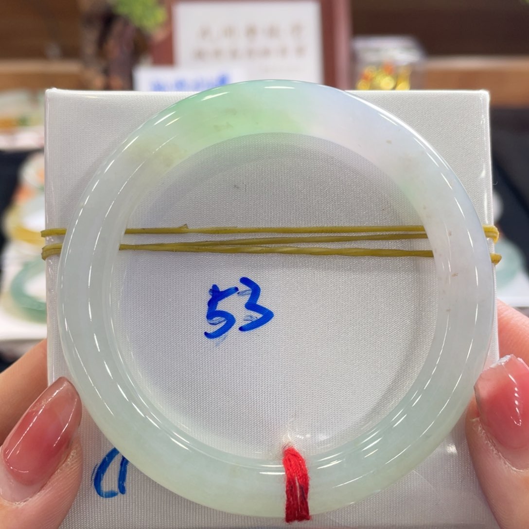 翡翠手镯未镶嵌53天然A货