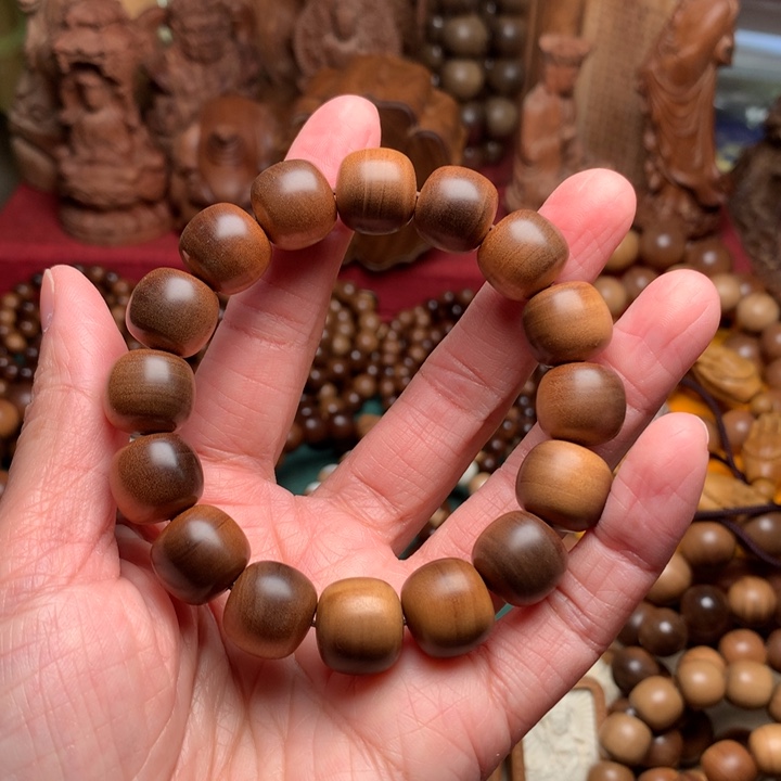 手串/手链檀香木老山檀1314横纹奶香
