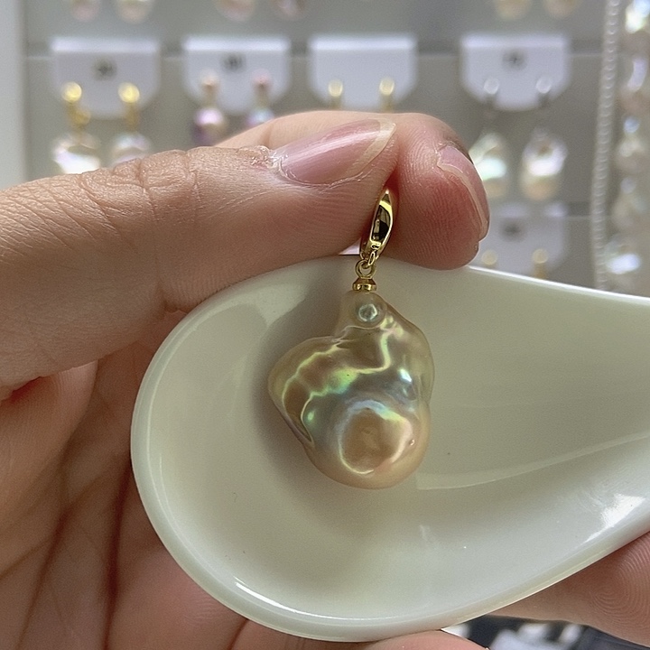 颈饰淡水珍珠银S925镶嵌23