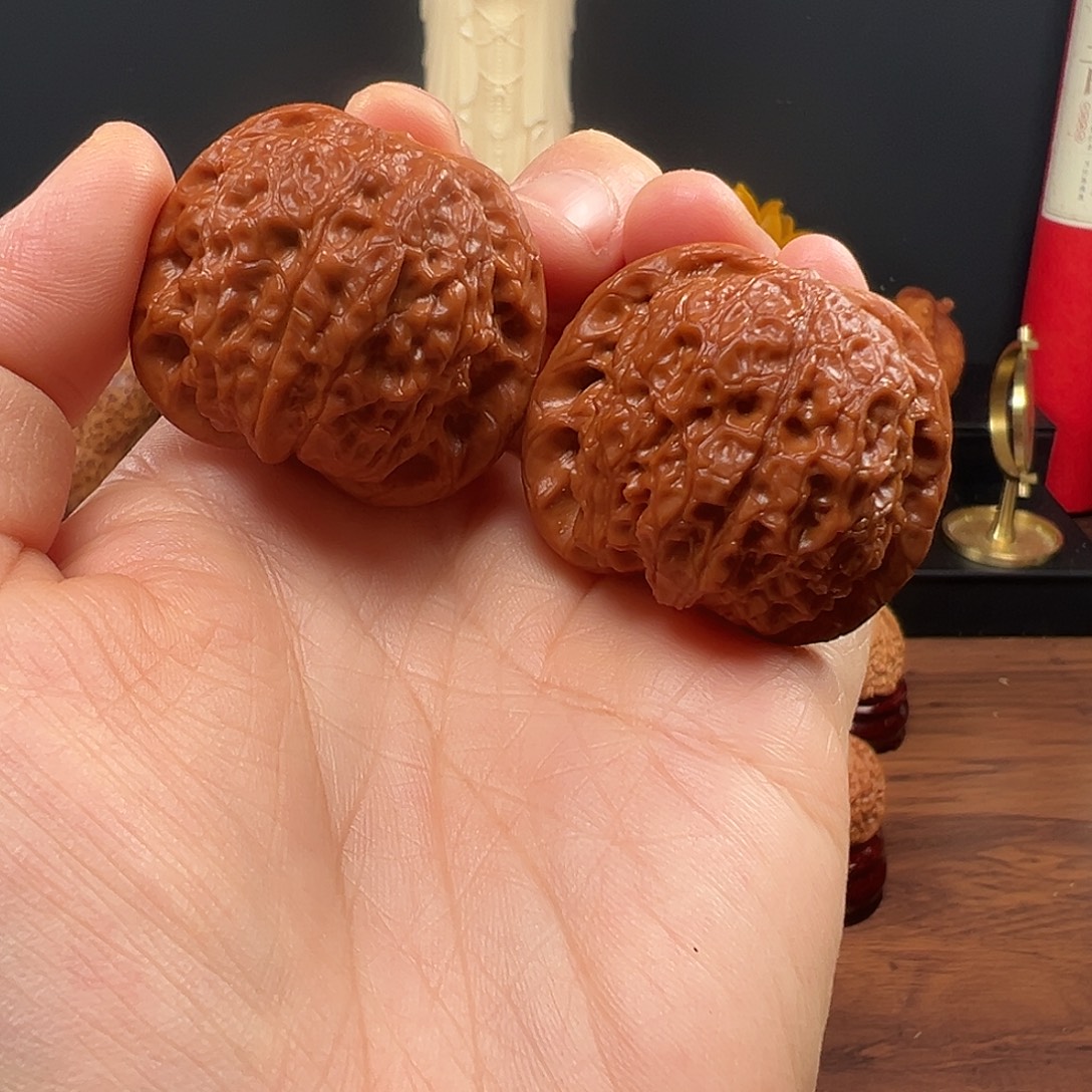 吊坠文玩核桃38血麒麟