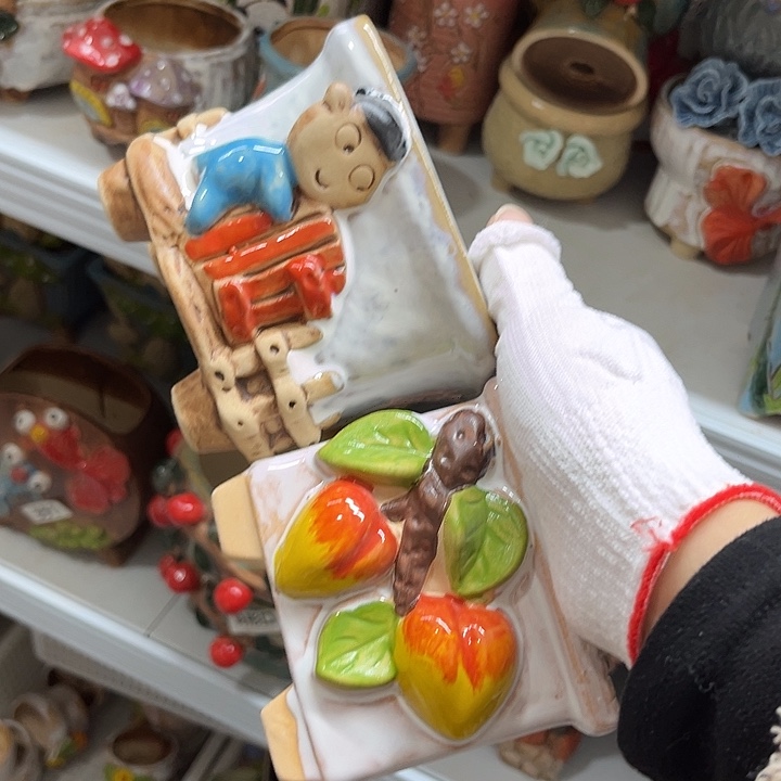 粗陶材质多肉花盆