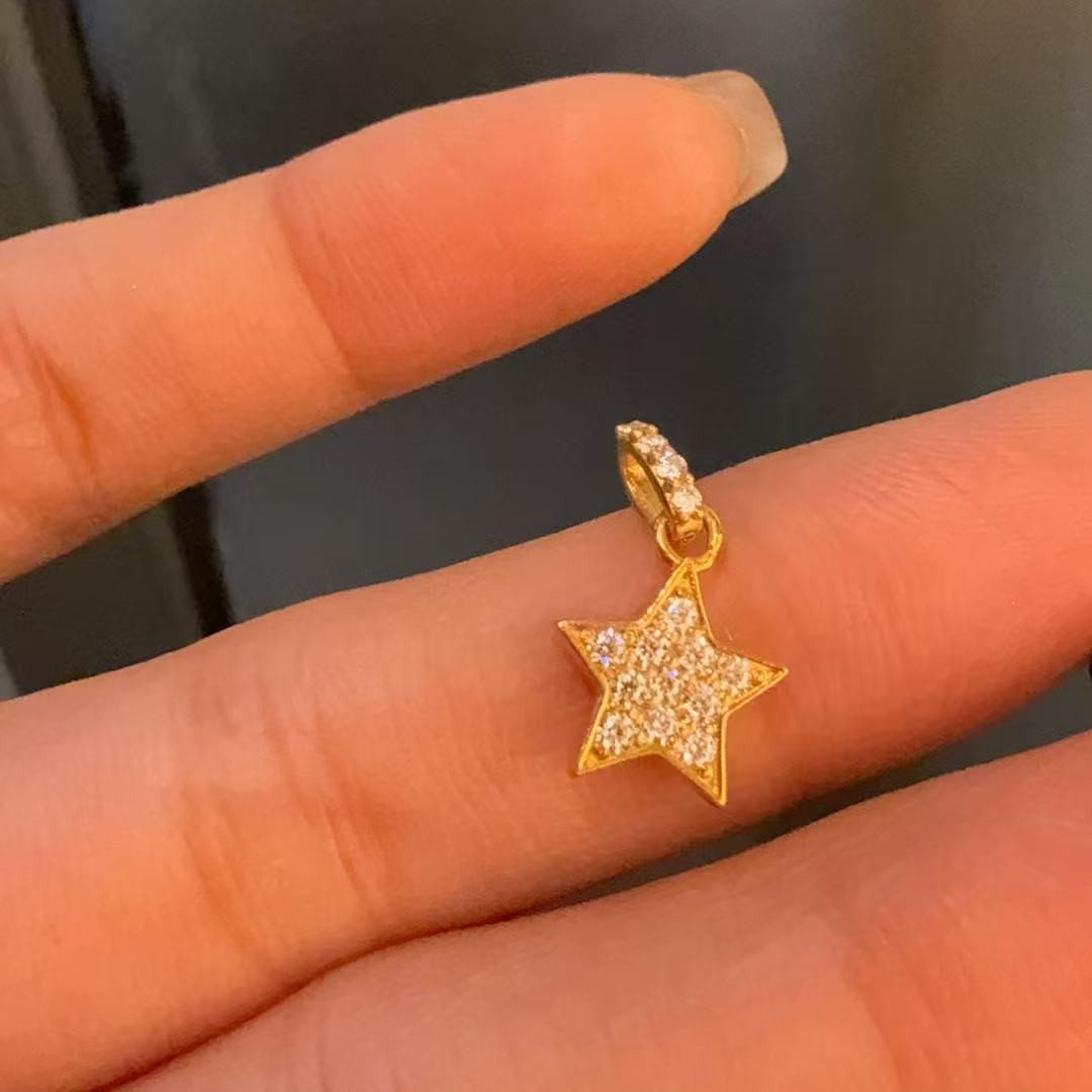 足金999吊坠   1.45克