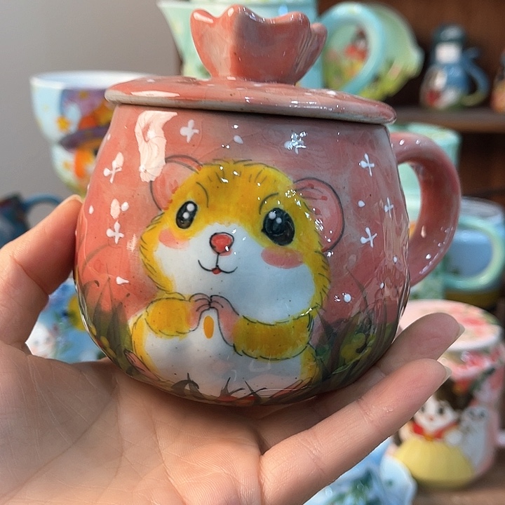陶景德镇釉下手绘陶瓷 