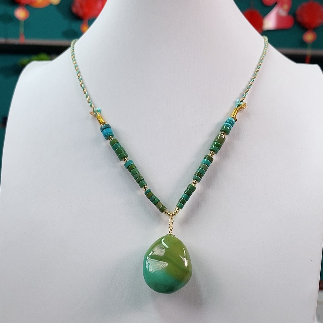 绿松石珠宝奇石未镶嵌边*