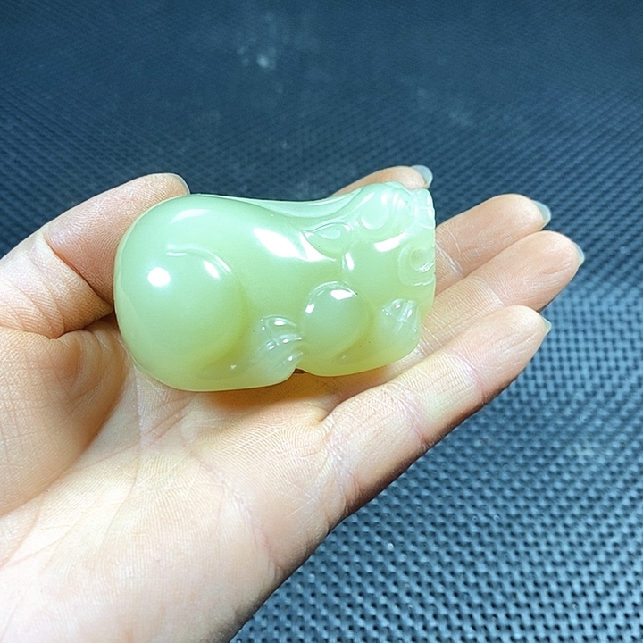 吊坠白玉菩提手把