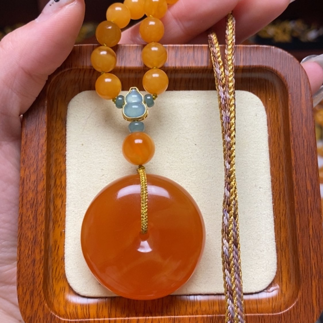 【闪购商品】蜜蜡颈饰未镶嵌项链