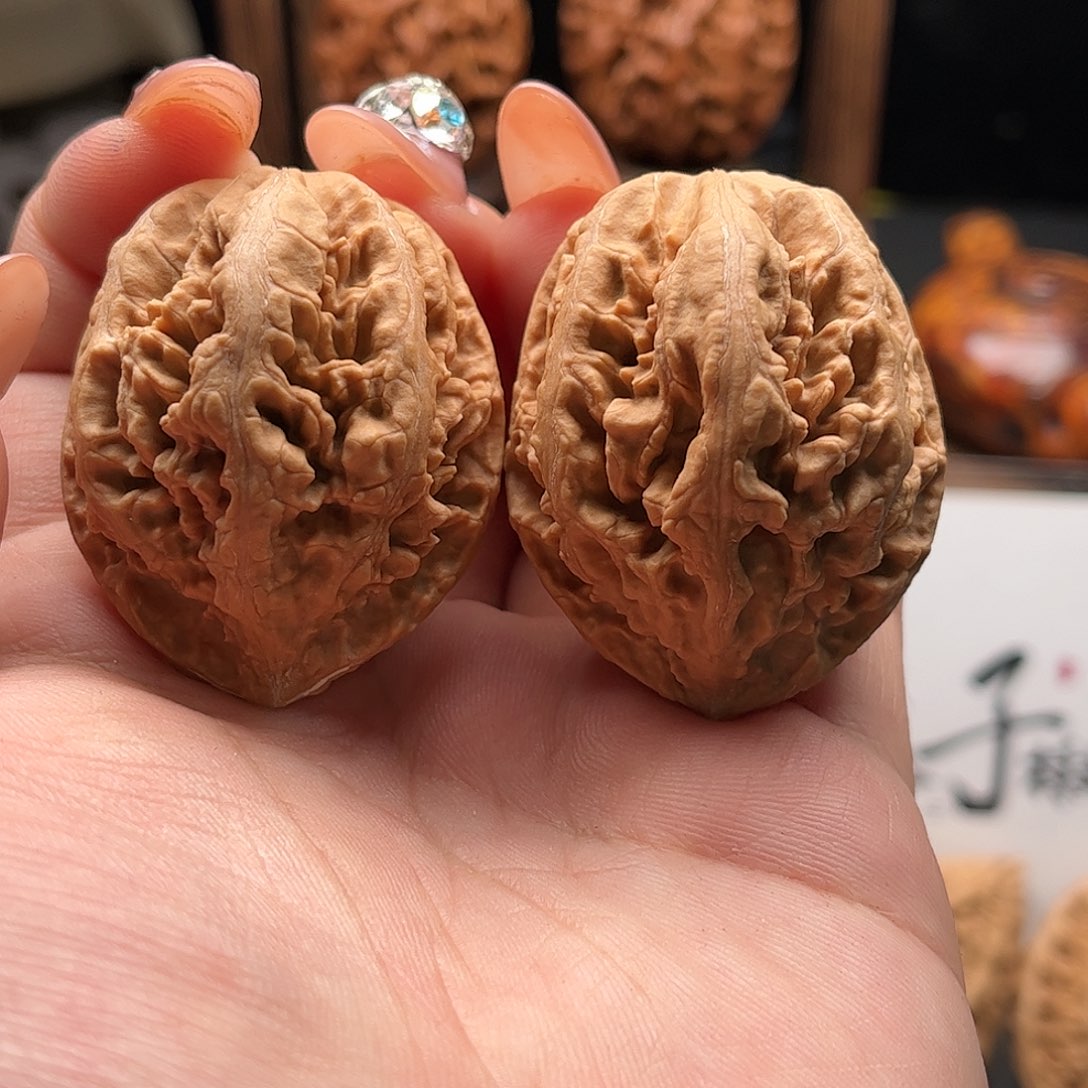文玩核桃把件关东木子家楸大胖20