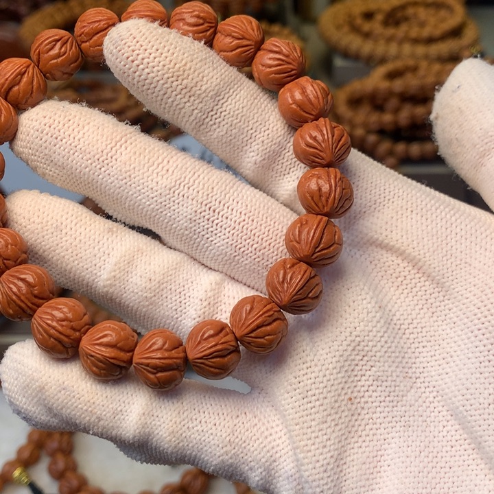 手串桃核秦岭龙纹