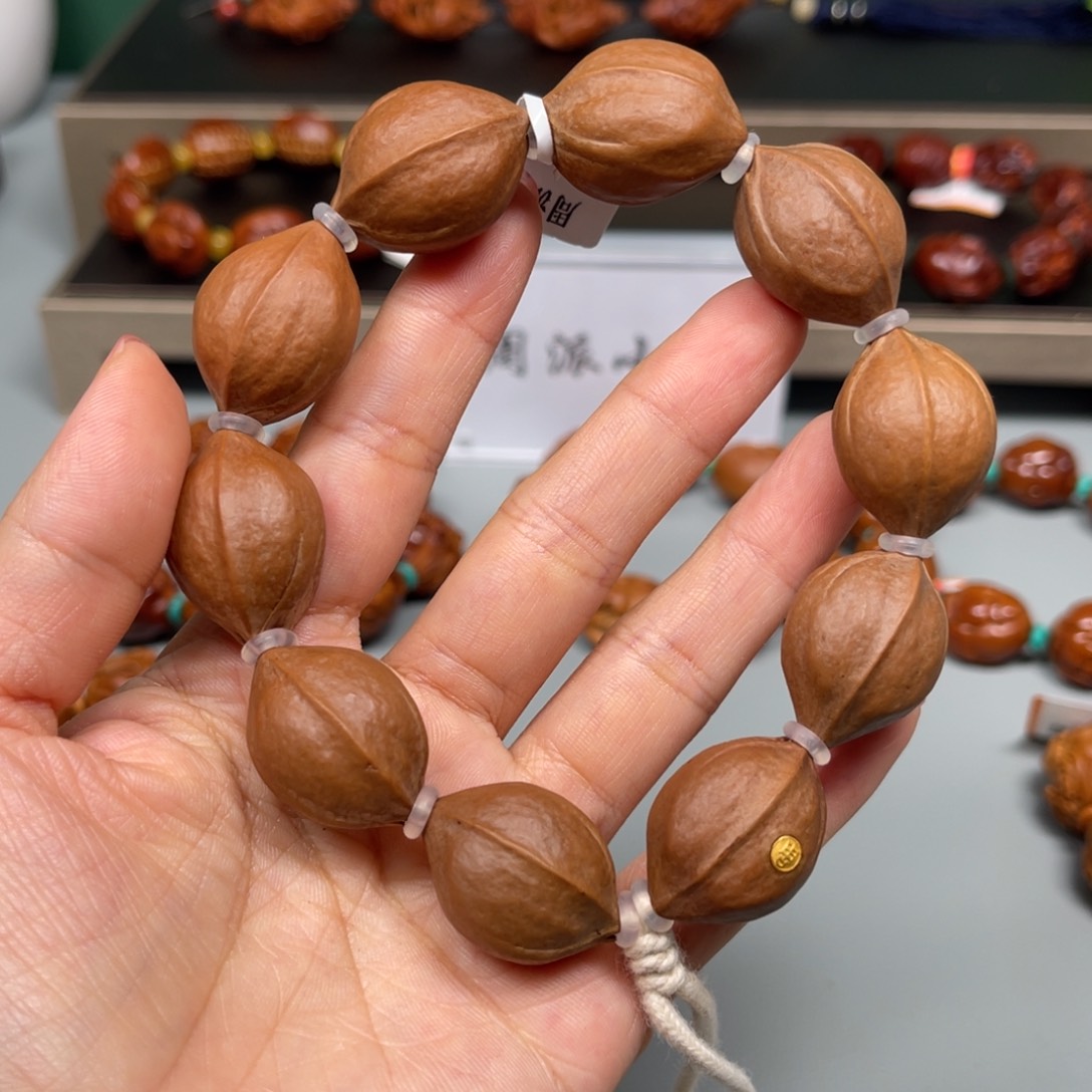 手串/手链橄榄核1.85金标铁素