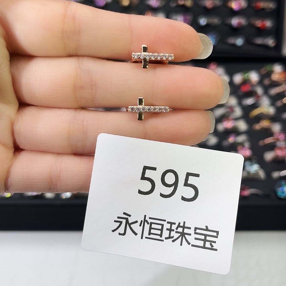 莫桑石非金属595耳扣