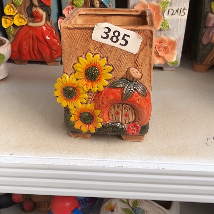 粗陶材质多肉花盆