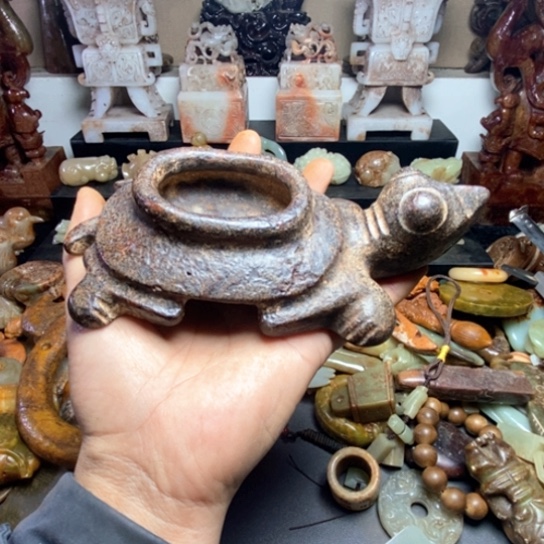 未镶嵌和田玉摆件夏*