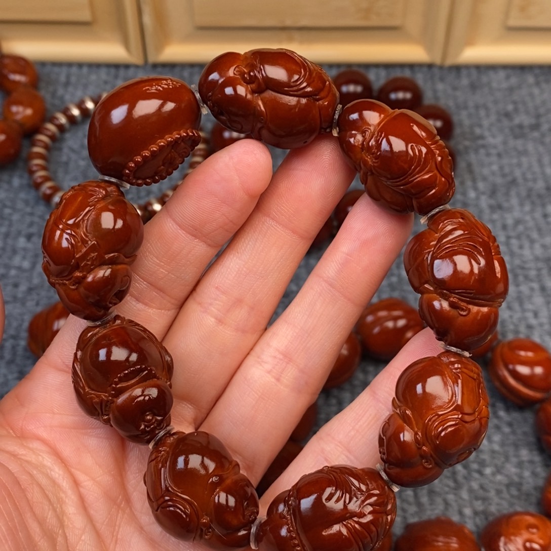 橄榄核手串/手链海派弥勒