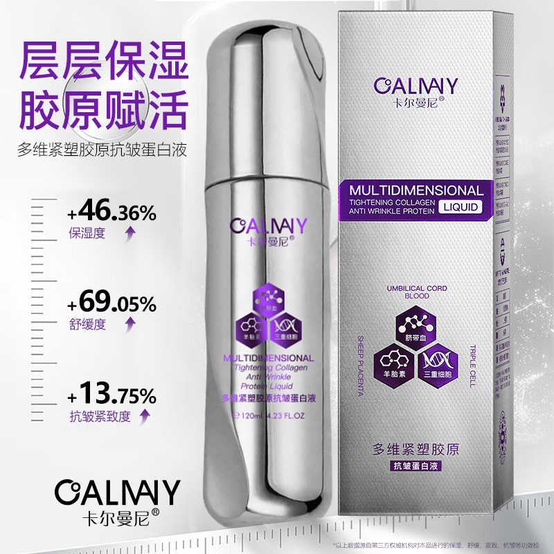 【茗芯汇·破译纹路“肌”秘】卡尔曼尼多维紧塑胶原抗皱蛋白喷