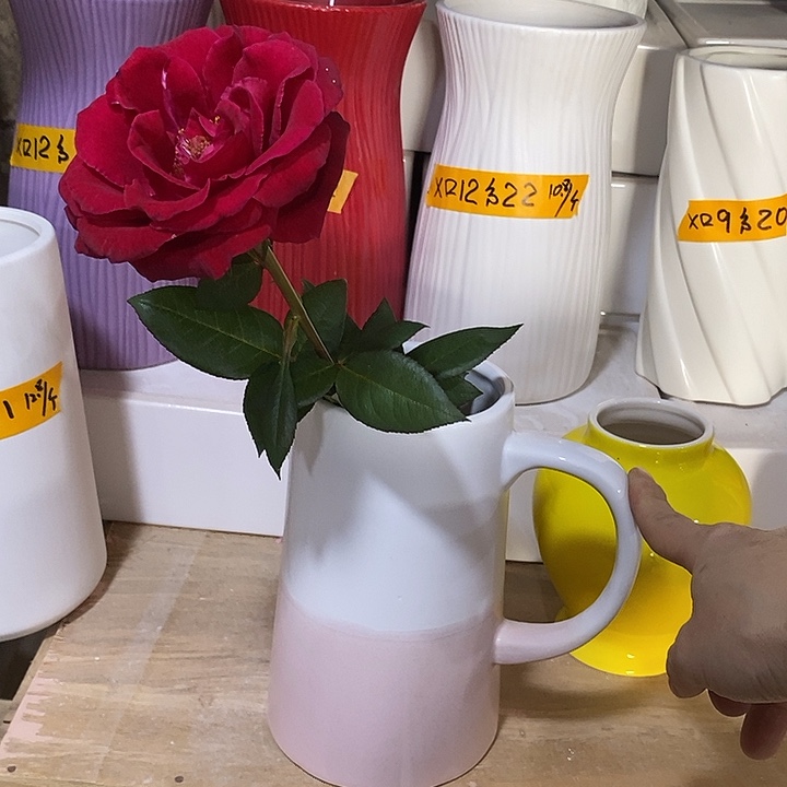 陶盆有孔 瑕疵针孔漏釉介意勿拍 口10高18