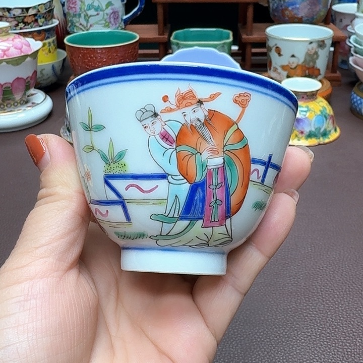 瓷片景德镇仿古手工制作精品展示