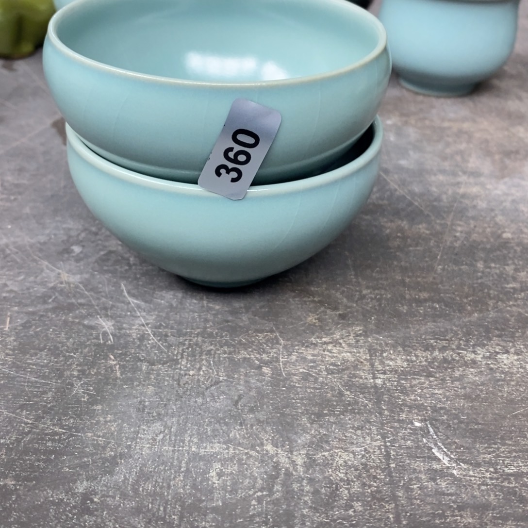 清***器陶瓷杯子抱朴瓷器仿古微瑕