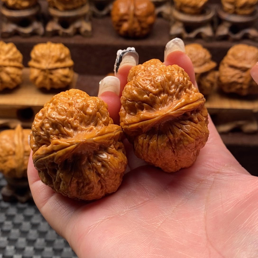 （***岚把件文玩核桃45聚宝