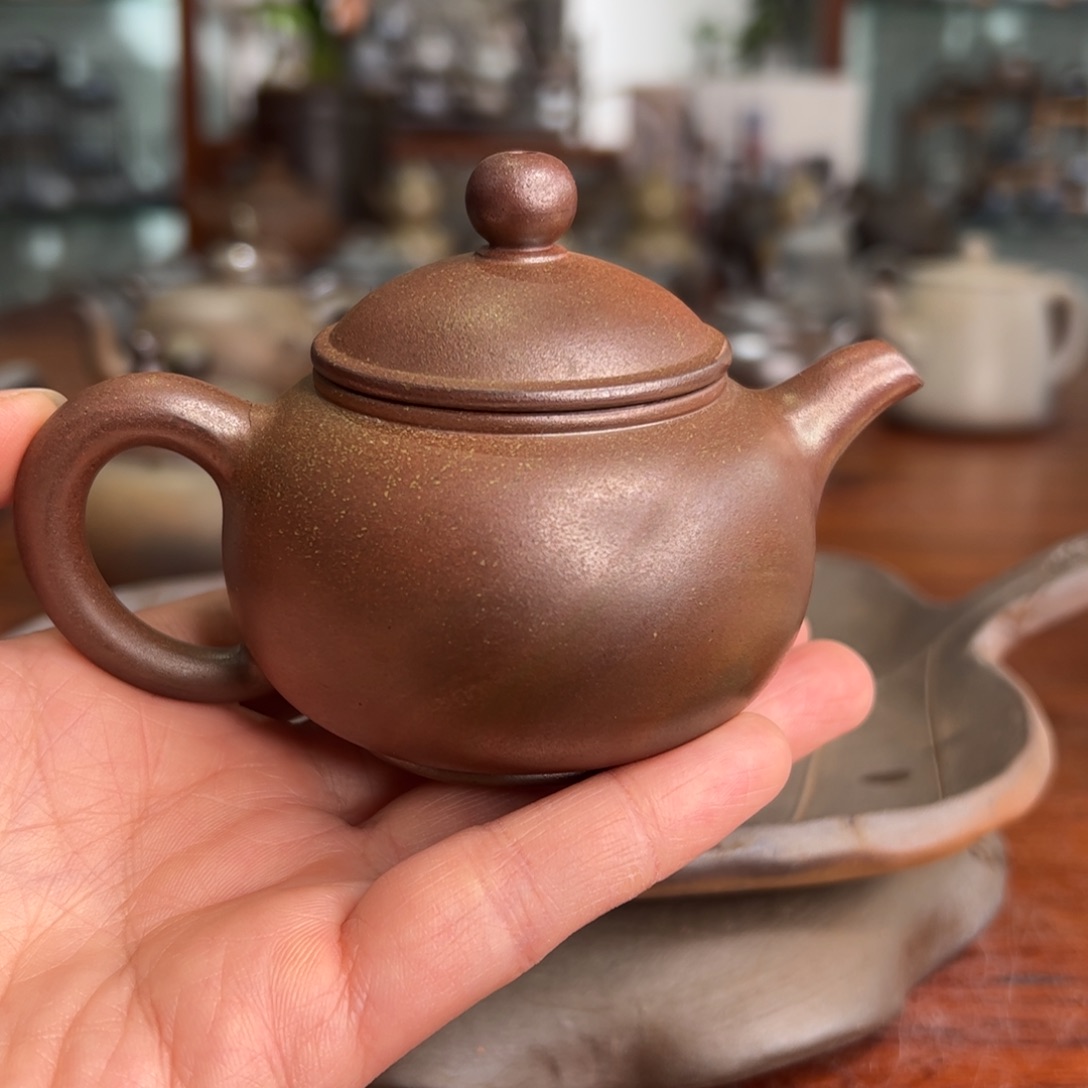 贵台龙窑柴烧茶壶A22