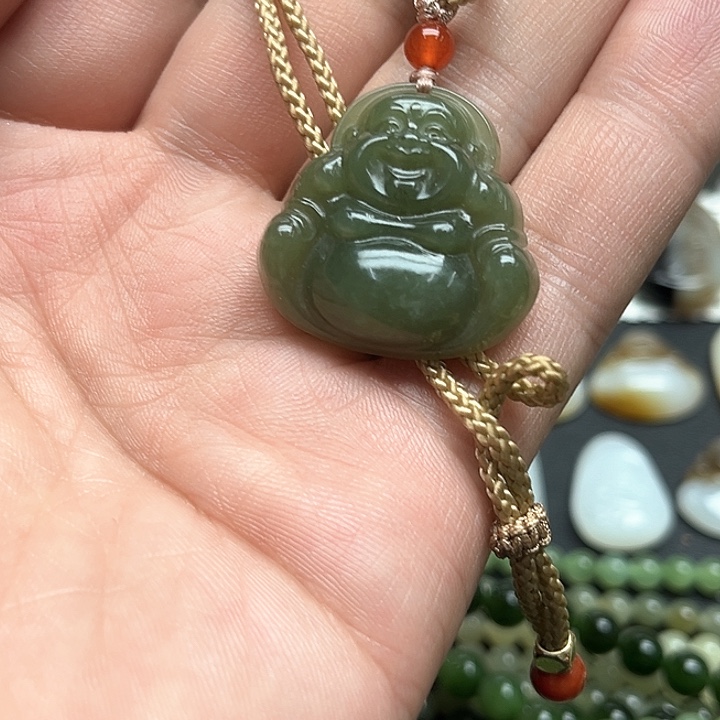 和田玉吊坠(不含链)未镶嵌