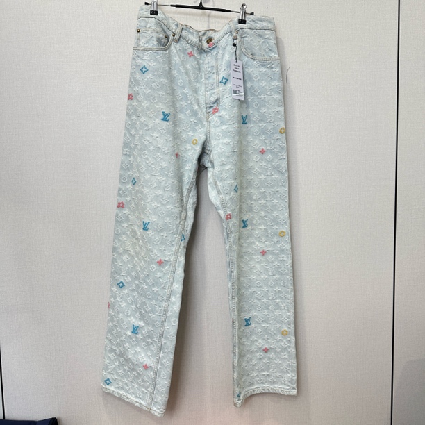 99新 LouisVuitton/路易威登 TYLER牛仔裤/尺码32/11686
