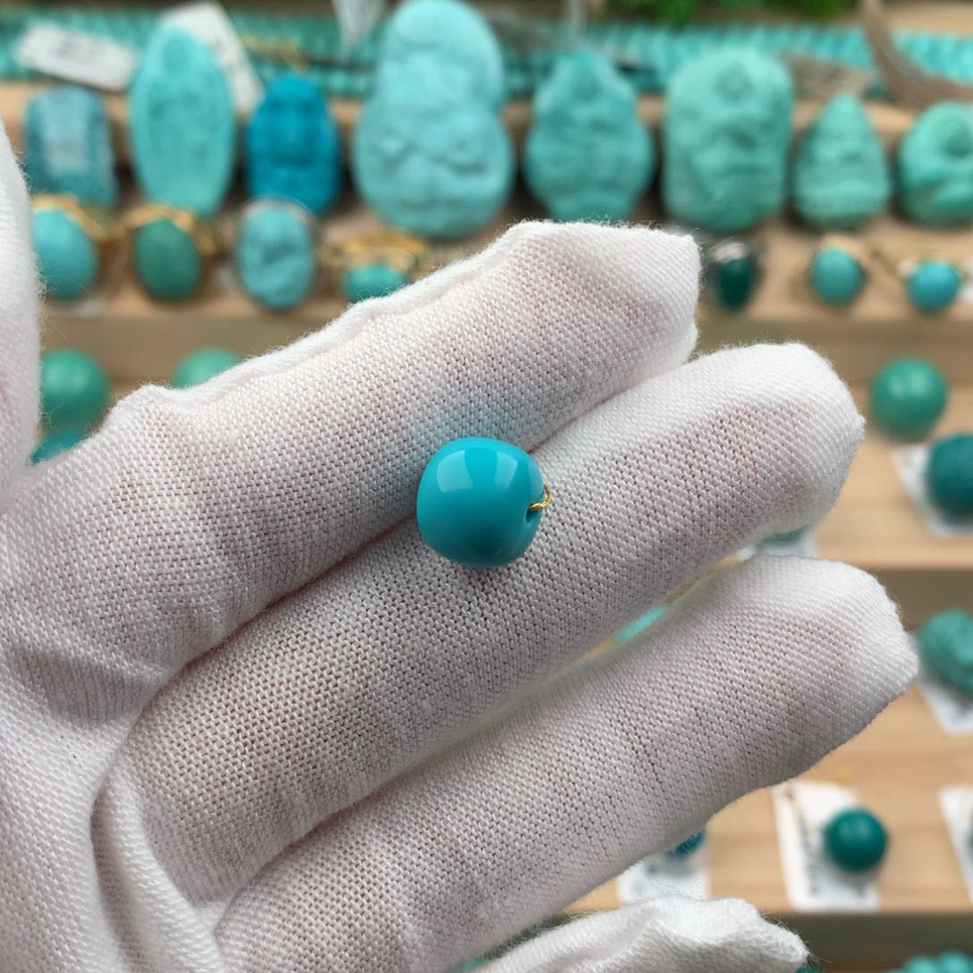 绿松石配饰未镶嵌10.0-9.0