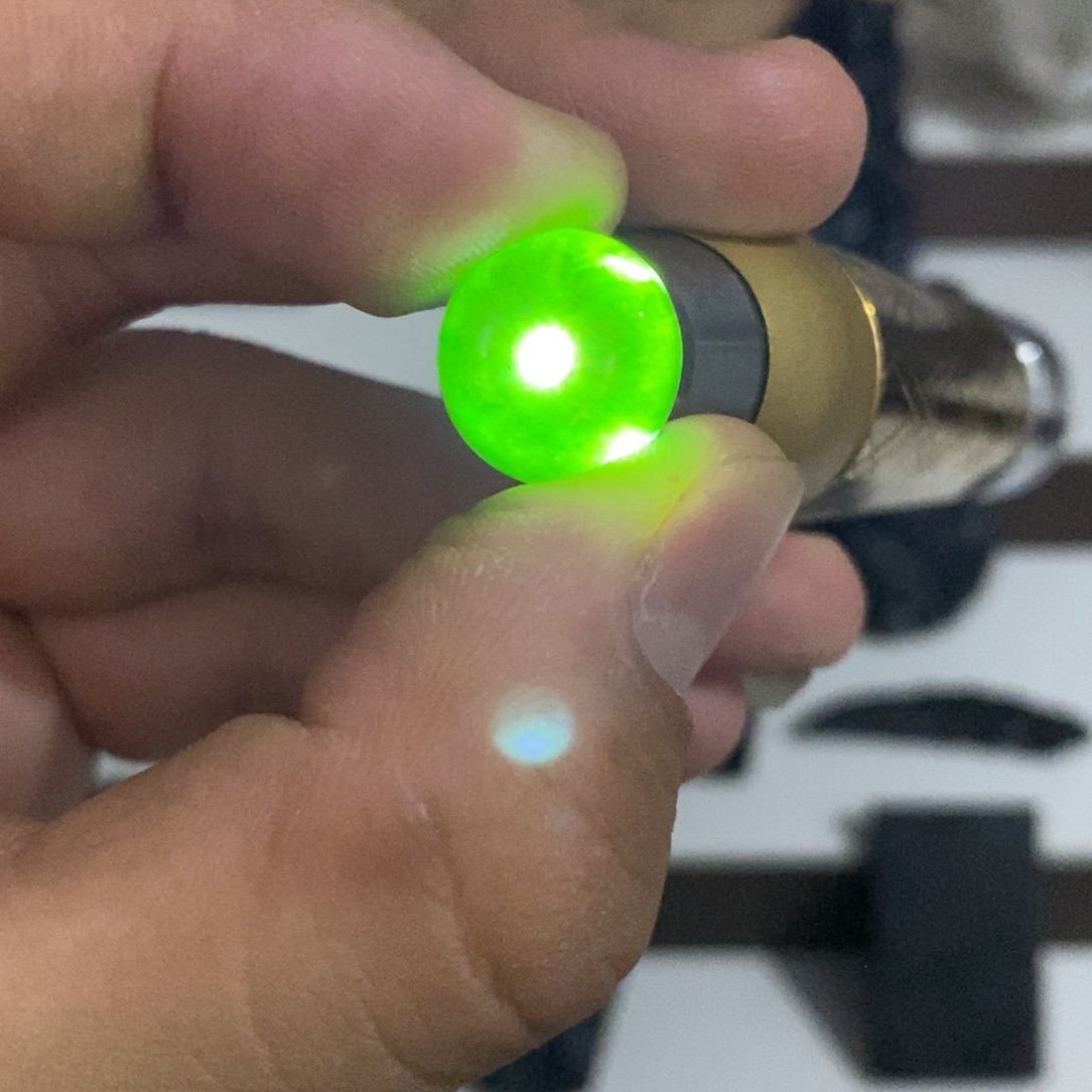 定制翡翠未镶嵌天然A货墨翠平安扣