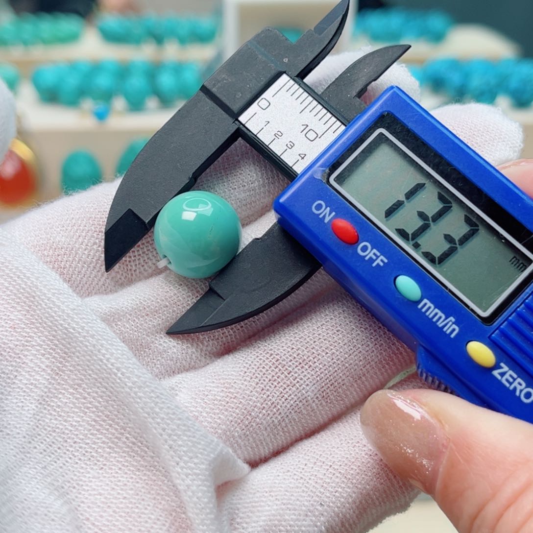 绿松石圆珠未镶嵌