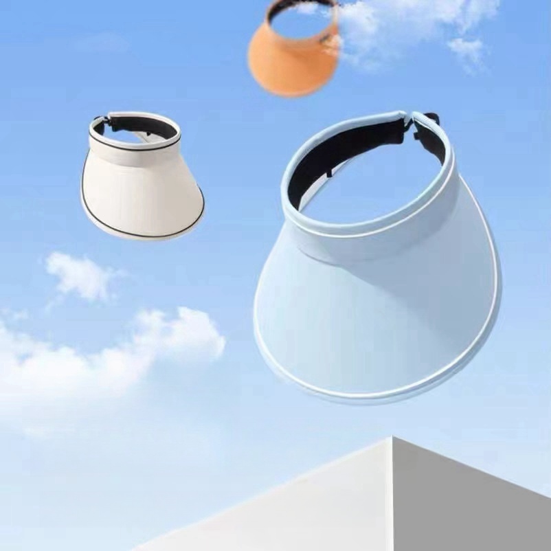 新款夏季成人可收纳遮阳空顶帽Z0157