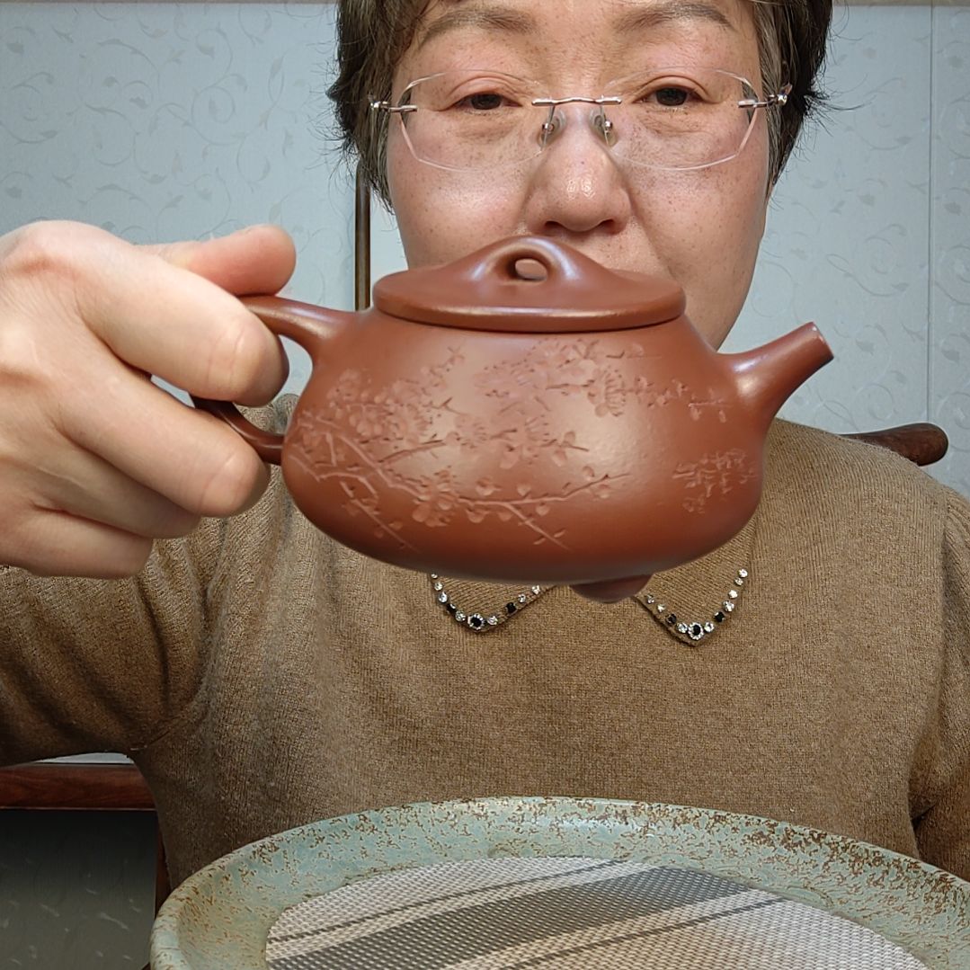 紫砂茶壶大红袍石瓢260毫升