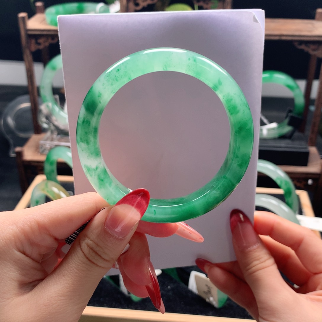 石英质玉手镯56未镶嵌