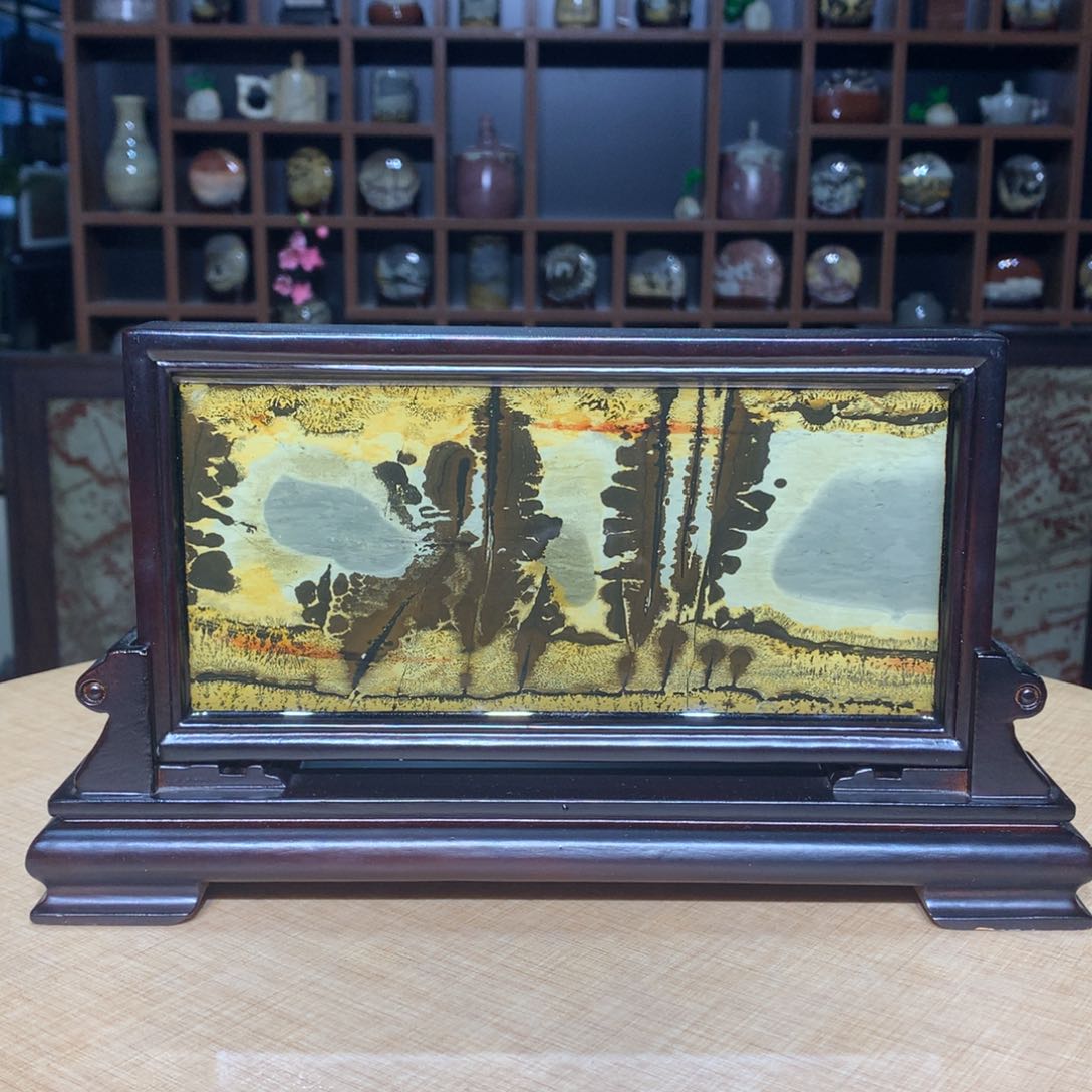 紫砂广西国画石，观赏收藏