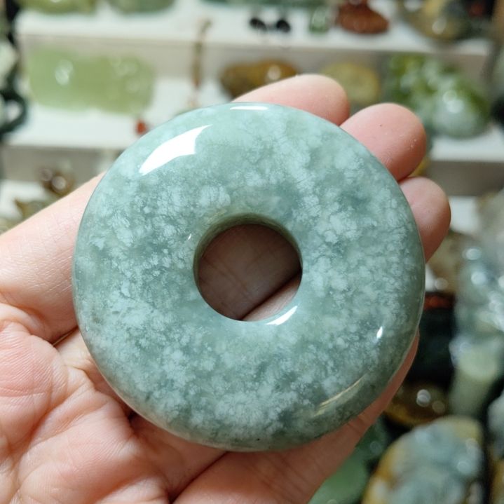 岫玉平安扣未镶嵌