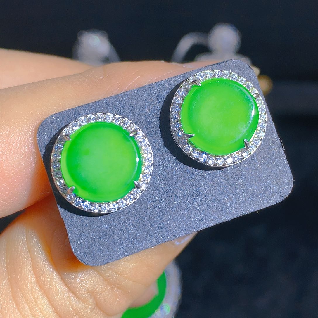 翡翠颈饰银S925镶嵌56988668568